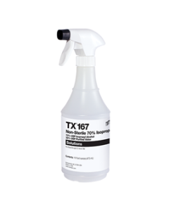 Texwipe TX167 70% Isopropyl Alcohol 16oz Trigger Spray Bottle