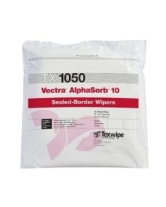 TX1050 Texwipe Vectra AlphaSorb 10 9"x9" Cleanroom Wipers