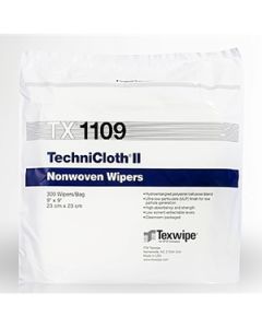 TX1109 Texwipe TechniCloth II 9"x9" Cleanroom Wipers