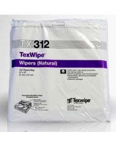 TX312 TexWipe Cotton 12"x12" Cleanroom Wipers