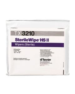 TX3210 Texwipe SterileWipe HS II 12"x12" Cleanroom Wipers