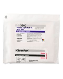 TX3280 Texwipe Sterile AlphaSat 12"x12" Cleanroom Wipers 70% IPA