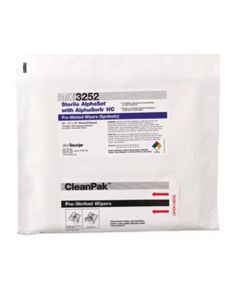 TX3252 Texwipe Sterile AlphaSat Cleanroom Wipers 70% IPA 