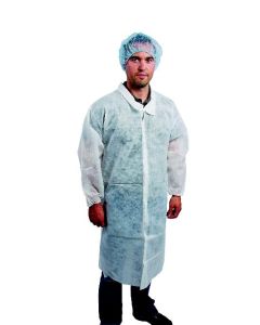 Keystone Polypropylene Value Lab Coat (No Pockets)