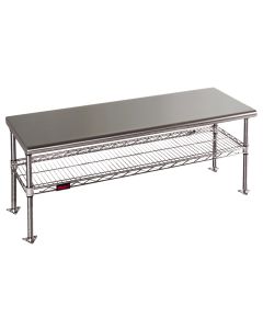 Gowning Benches with Standard Undershelf