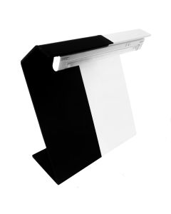 Angstrom Black & White Visual Inspection Background - Tabletop with Light
