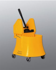 Downpress Mop Wringer & Bucket Combo for Cleanrooms