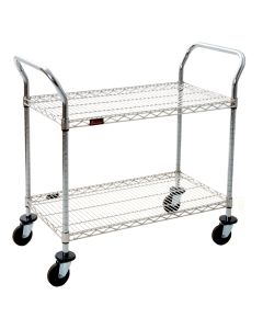 Chrome 2 Shelf Utility Cart