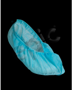 Disposable shoe cover with non-marking skid resistant bottom