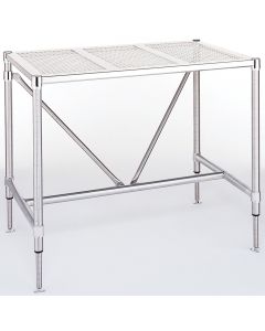 Metro Cleanroom Perforated Top Table
