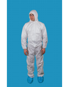 Keystone Coverall, Keyguard, Attached Hood, Elastic Wrists