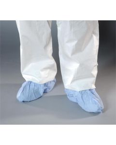 AlphaPro SureGrip Shoe Covers with: Conductive, Serged Seams