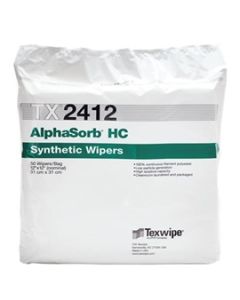 TX2412 Texwipe AlphaSorb HC 12"x12" Cleanroom Wipers