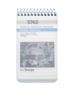 TX5742 TexWrite Cleanroom Spiral Notebook, College ruled
