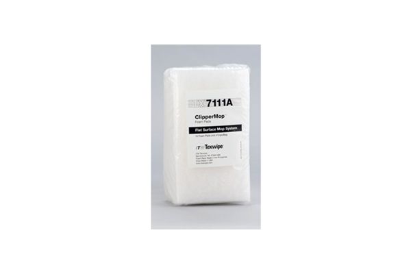 Texwipe TX7111A 7" ClipperMop™ Polyester Pads Replacement Kit, Non-Sterile