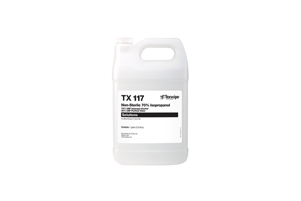 TX117 70% IPA, 1 gallon container