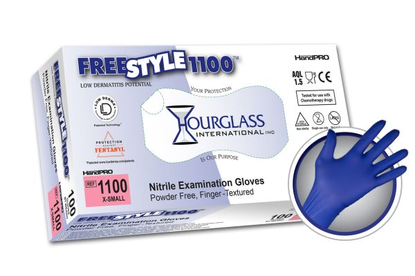 FreeStyle1100 Nitrile Exam Gloves
