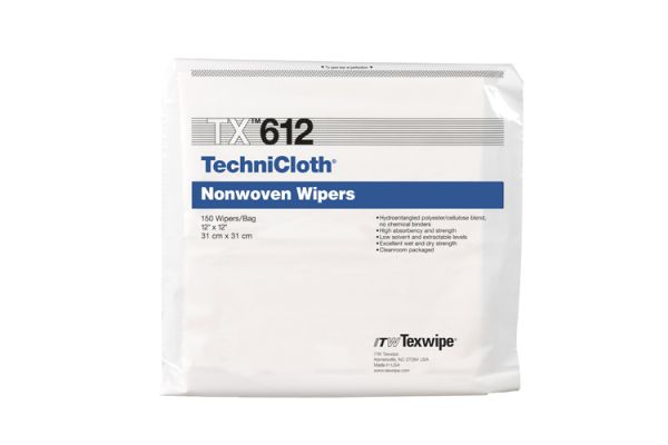 TX612 Texwipe TechniCloth 12"x12" Cleanroom Wipers