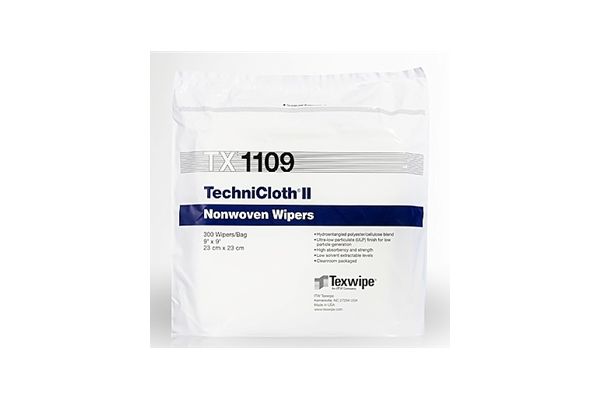 TX1109 Texwipe TechniCloth II 9"x9" Cleanroom Wipers