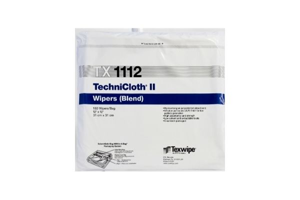 TX1112 Texwipe TechniCloth II 12"x12" Cleanroom Wipers