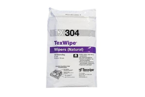 TX304 TexWipe Cotton 4"x4" Cleanroom Wipers