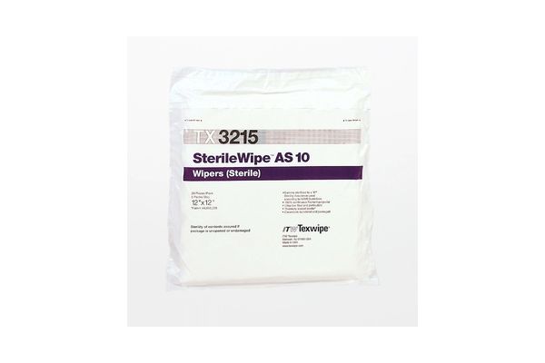 TX3215 Texwipe SterileWipe AlphaSorb 10 12"x12" Cleanroom Wipers
