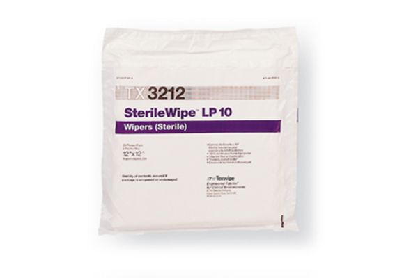 TX3212 Texwipe Sterile Vetra Alpha 10 12"x12" Cleanroom Wipers