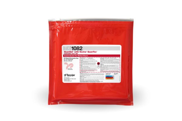 TX1082 Texwipe Vectra QuanSat 9"x9" Cleanroom Wipers 100% IPA