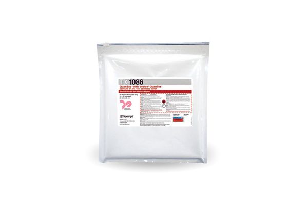TX1086 Texwipe Vectra QuanSat 9"x9" Cleanroom Wipers 6% IPA