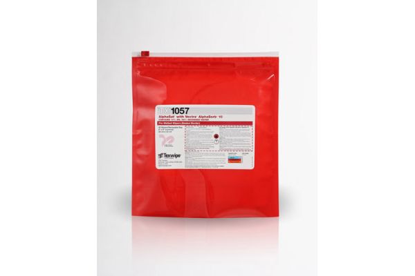 TX1057 Texwipe AlphaSat 9"x9" Cleanroom Wipers 10% IPA
