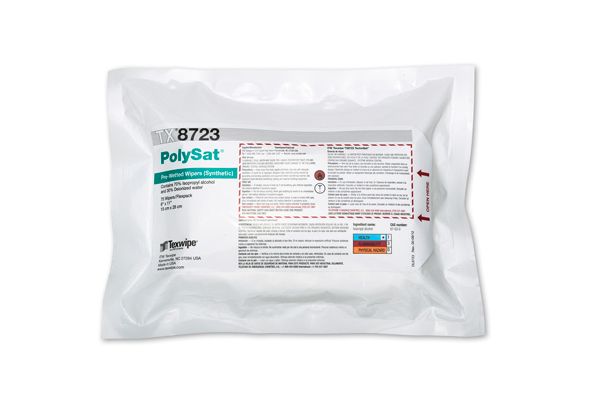 TX8723 Texwipe PolySat 6"x11" Cleanroom Wipers 70% IPA