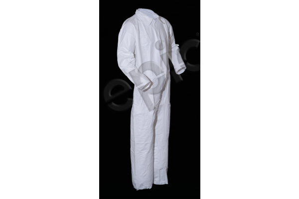 White Microporous Coverall