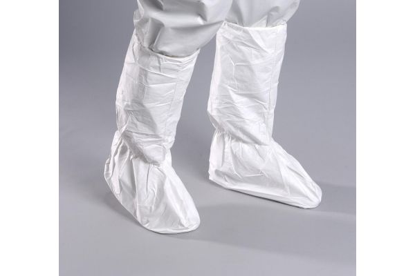 AlphaPro Critical Cover Microbreathe UltraGrip Boot Covers with: High Top, Elastic Top and Ankle, UltraGrip Sole
