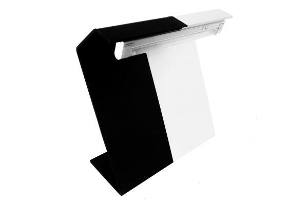 Angstrom Black & White Visual Inspection Background - Tabletop with Light
