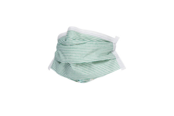 AlphaPro Critical Cover PFL, N-95 particulate respirator mask, teal stripe