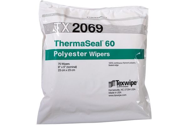 TX2069 Texwipe ThermaSeal 60 9"x9" Cleanroom Wipers