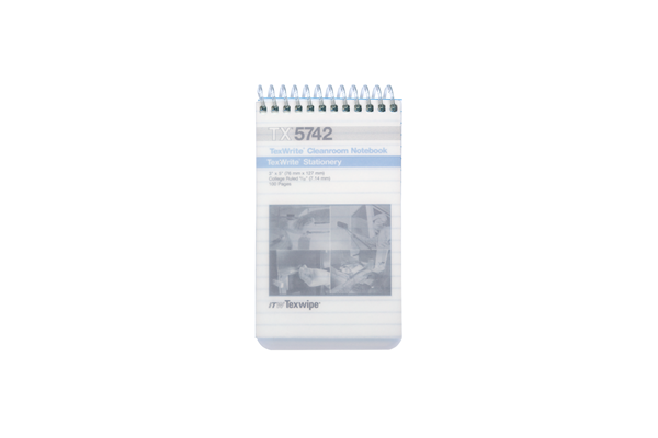 TX5742 TexWrite Cleanroom Spiral Notebook, College ruled