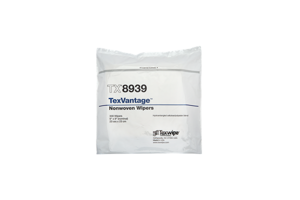 TX8939 TexVantage 9"x9" polyester/cellulose wipers